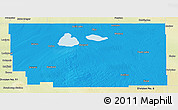 Political Panoramic Map of Division No. 10, physical outside