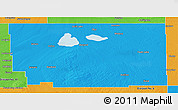 Political Panoramic Map of Division No. 10
