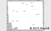 Gray Simple Map of Division No. 10