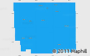 Political Simple Map of Division No. 10, single color outside