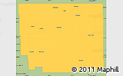 Savanna Style Simple Map of Division No. 10