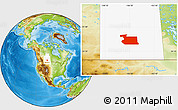 Physical Location Map of Division No. 11, highlighted parent region