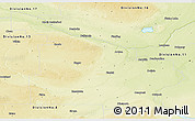 Physical Panoramic Map of Division No. 12