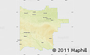 Physical Map of Division No. 17, single color outside