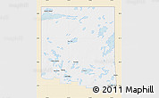 Classic Style Map of Division No. 18, single color outside