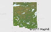 Satellite Map of Division No. 18, cropped outside