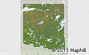 Satellite Map of Division No. 18, lighten
