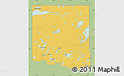 Savanna Style Map of Division No. 18, single color outside