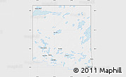 Silver Style Map of Division No. 18, single color outside