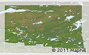Satellite Panoramic Map of Division No. 18, lighten