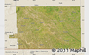 Satellite Map of Division No.  2, shaded relief outside