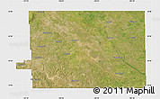 Satellite Map of Division No.  2, single color outside