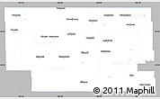Gray Simple Map of Division No.  3, single color outside