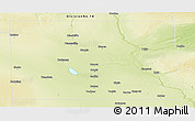 Physical Panoramic Map of Division No.  9