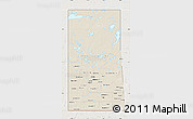 Shaded Relief Map of Saskatchewan, lighten