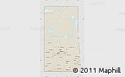 Shaded Relief Map of Saskatchewan, lighten, semi-desaturated