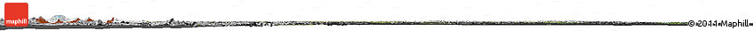 Satellite Horizon Map of Yukon Territory, darken, desaturated