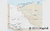 Classic Style 3D Map of Yukon