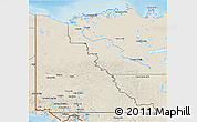 Shaded Relief 3D Map of Yukon