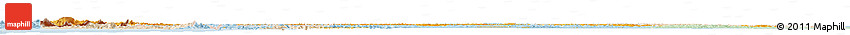 Political Horizon Map of Yukon, lighten