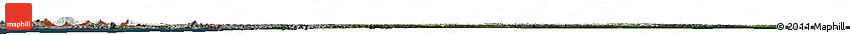 Satellite Horizon Map of Yukon, darken