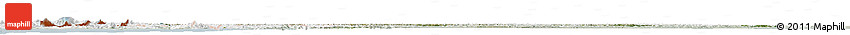 Satellite Horizon Map of Yukon, lighten