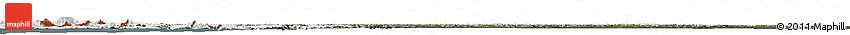 Satellite Horizon Map of Yukon, semi-desaturated