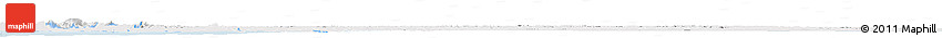 Silver Style Horizon Map of Yukon, single color outside