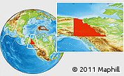 Physical Location Map of Yukon