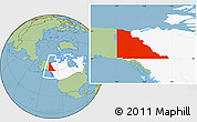 Savanna Style Location Map of Yukon, highlighted country