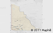 Shaded Relief Map of Yukon, lighten, desaturated