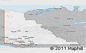 Gray Panoramic Map of Yukon