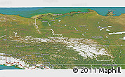 Satellite Panoramic Map of Yukon