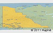Savanna Style Panoramic Map of Yukon