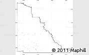 Blank Simple Map of Yukon, cropped outside, no labels