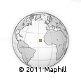 Outline Map of Brava