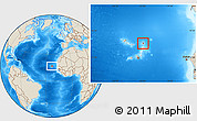 Shaded Relief Location Map of Sal