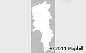 Gray Simple Map of Sal, cropped outside