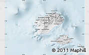 Silver Style Map of Porto Novo
