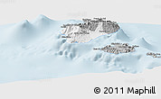 Gray Panoramic Map of Porto Novo