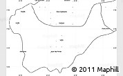 Blank Simple Map of Porto Novo