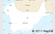 Classic Style Simple Map of Porto Novo