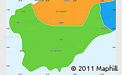 Political Simple Map of Porto Novo