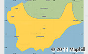 Savanna Style Simple Map of Porto Novo
