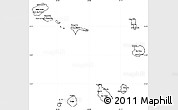 Blank Simple Map of Cape Verde, cropped outside