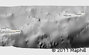Shaded Relief 3D Map of Cayman Islands, desaturated