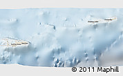 Shaded Relief 3D Map of Cayman Islands, lighten