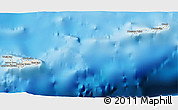 Shaded Relief 3D Map of Cayman Islands, political shades outside, shaded relief sea