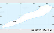 Classic Style Simple Map of Cayman Brac