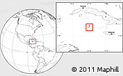 Blank Location Map of East End